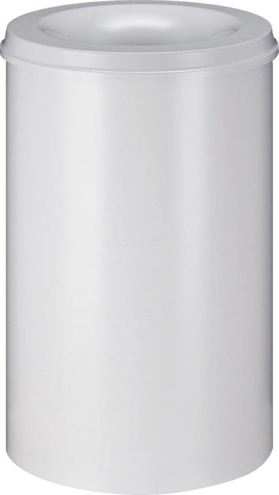 V-Part - Vlamdovende papierbak 110 liter - Steel - grijswit (R9002) - Prullenbak