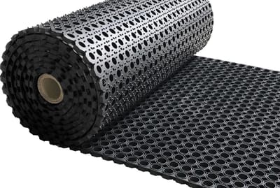 Rubber ringmat op Rol Heavy Duty Dikte 23mm breedte 100cm - Per strekkende meter