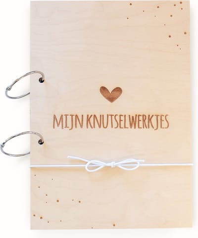 Fien & Feau | Knutselwerkjes bewaarbundel | hout | gegraveerd | mijn knutselwerkjes | tekeningen | hartje