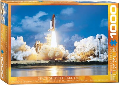 Puzzel 1000 Stukjes - Ruimteshuttle Lancering - Uitdagend Puzzel voor Volwassenen