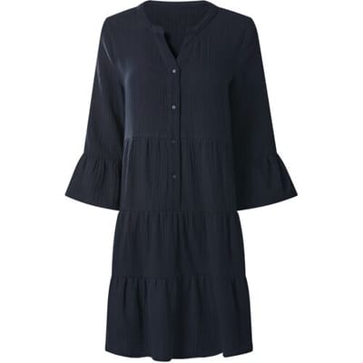 ESMARA Mousseline dames tuniekjurk (Marineblauw, XS (32/34))