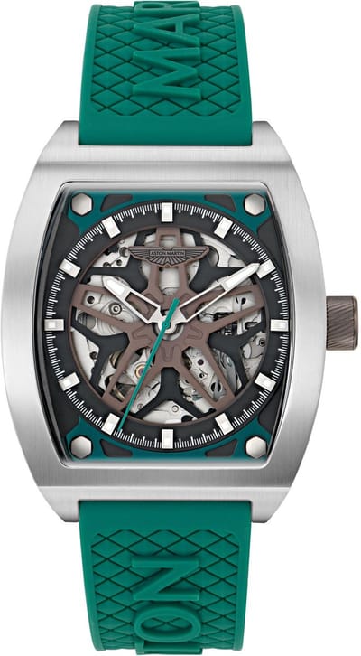 Aston Martin Aml Thrill TRG W MTRT1F501 Horloge - Siliconen - Groen - Ø 41 mm