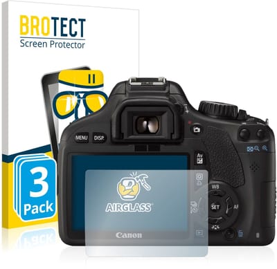 Screenprotector 3 Stuks voor Canon EOS 550D Beschermglas transparant