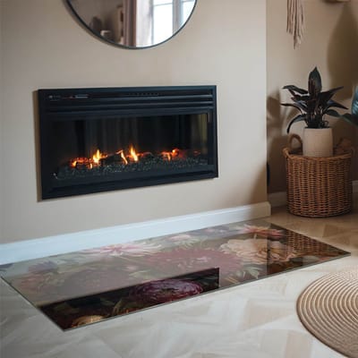 Coloray Vloerplaat Houtkachel - Vloerplaat Openhaard - 140 cm x 70 cm - Houtkachel Accessoires - Claret Vloerplaat Kachel - Plaat Kachel - Plaat voor Onder Houtkachel - Open Haard Accessoires - Onderplaat