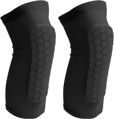Versterkte Scheenbeschermers voor Kinderen en Volwassenen, Ski Compressiekousen met Honeycomb Pads, Ideaal voor Sport en Activiteiten