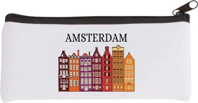 Akyol - amsterdam Etui - Amsterdam - amsterdammers - de echte amsterdam liefhebbers - rijtjeshuizen - 20 bij 9 cm
