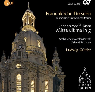 Sächsisches Vocalenensemble, Virtuosi Saxoniae, Ludwig Güttler - Hasse: Missa Ultima In G (CD)