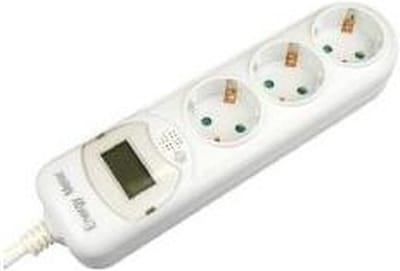 Vb 41172 Tafelcontactdoos 3-Voudig 1,5M + Energiemeter