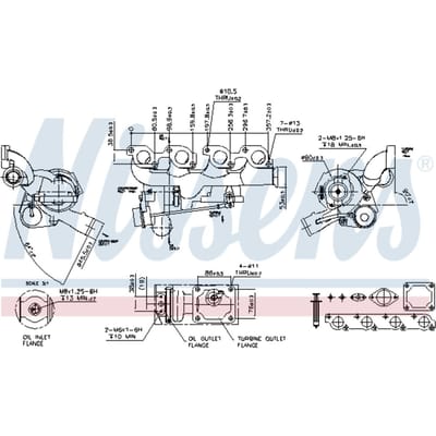 Supercharger, drukvulling NISSENS 93106