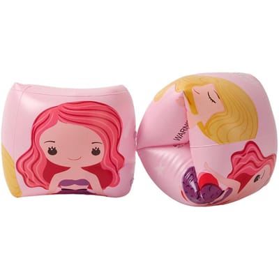 Flotteurs de piscine mignons Brassards Flotteur de natation gonflable Manches Anneaux flottants de natation pour bras pour enfants Petits et Adultes Haute Qualité Pratique Utilisation Quotidienne pink