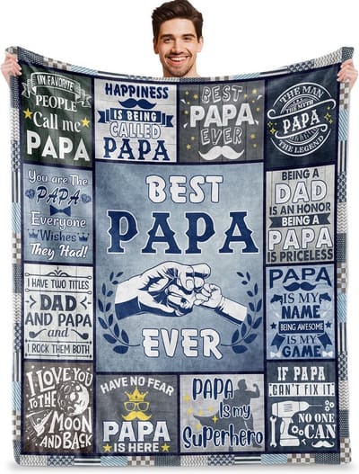 Warme Papa Dekens Cadeaus van Kleinkinderen voor Verjaardag en Vaderdag