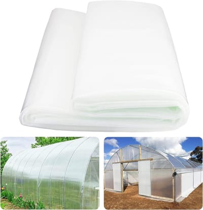 Plastic Kasfolie - Tuinfolie UV - Planten Kweken - Anti-drip behandeling - 305x792 cm - Transparant