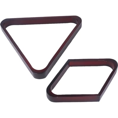 Ensemble de Râtelier de Boules de Billard Râtelier Triangle pour 9 Boules Support pour Boules de 5,72 cm Style Américain Grand