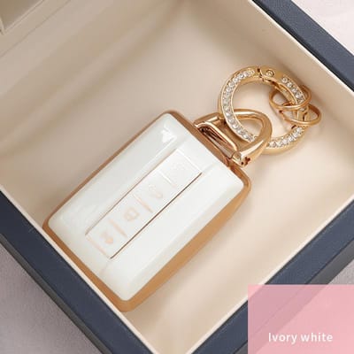 Coque de clé de voiture en TPU Coque intégrale Support Protection Pour Great Wall Gwm Wey Tank 300 500 Tank300 Tank500 Accessoires de style automobile white