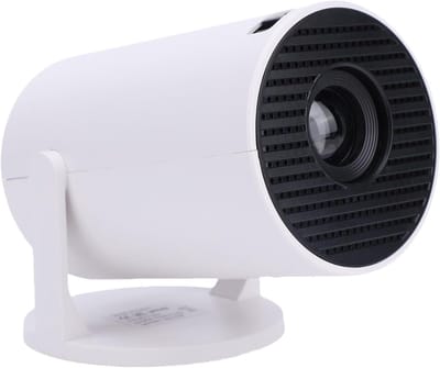 Draagbare Videoprojector - Home Cinema - Film Avond - 240 Graden Rotatie - Tot 80 Inch - Wit