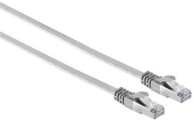 UFTP CAT7 platte netwerkkabel | PVC | grijs | 15 meter