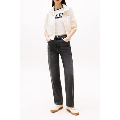 Tommy Hilfiger Layla Hr Slim Straight Jeans Denim Washed Black Maat: W27L28 | Jeans Outlet | Dames | Zwart