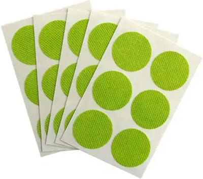 90 groene anti muggen stickers - citronella pleister - deet vrij baby kind veilig - anti mug pleisters antimug antimuggen mosquito repellent muggenbescherming muggenstekker tegen muggenstickers ongedierte insecten bestrijding
