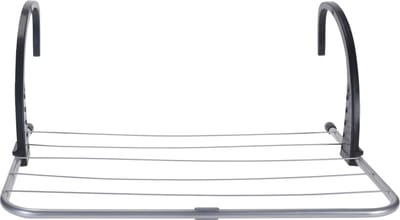 4goodz Droogrek Inklapbaar balkon/deur 3 meter - 51x35x22 cm - Zilver