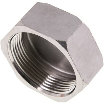 2 1/2'' NPT RVS Afsluitkap 16 Bar - FL1-F-SH-212N-E