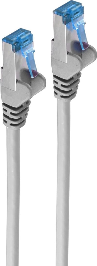 shiverpeaks BS75711 netwerkkabel Grijs 1 m Cat6a S/FTP (S-STP)
