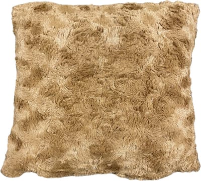 Kussen - Nova - Zacht en Fluffy - Coconut - Bruin - 45 x 45 cm