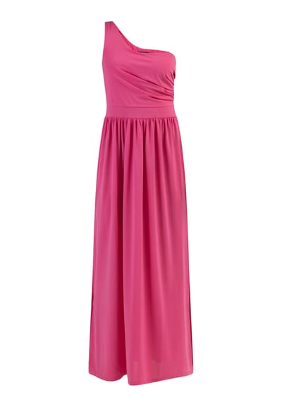 Faina Maxi-jurk met één schouder Dames roze