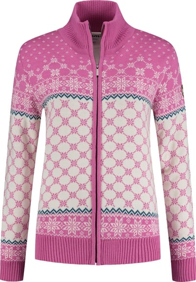 Kama ® Gebreid damesvest Windstopper®, roze (XL)