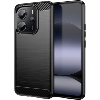 CaseBody Xiaomi Redmi Note 14 Schokbestendig Hoesje Zwart