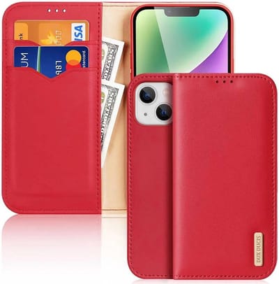 Dux Ducis - Telefoonhoesje geschikt voor iPhone 15 Plus - Hivo Series Case - Rood