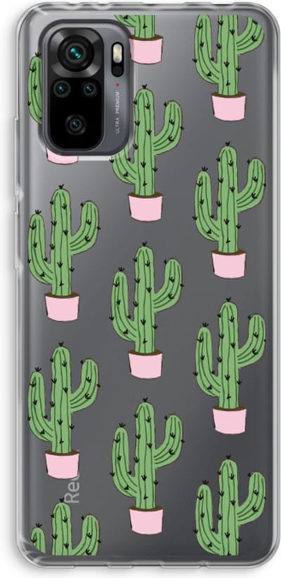 Case Company® - Hoesje geschikt voor Xiaomi Redmi Note 10 Pro hoesje - Cactus Lover - Soft Cover Telefoonhoesje - Bescherming aan alle Kanten en Schermrand