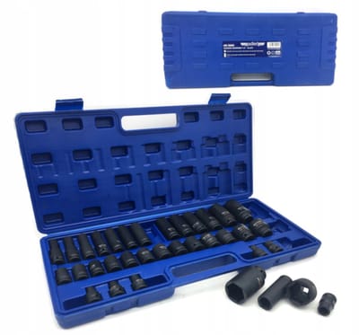 Adler - Gereedschapskoffer - 35-delig - Cr-Mo Staal - Pneumatische Toepassing