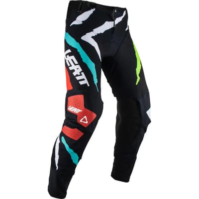 Leatt Moto 5.5 I.K.S. Tijger Zwart Rood Blauw Crossbroek - Maat L - Broek