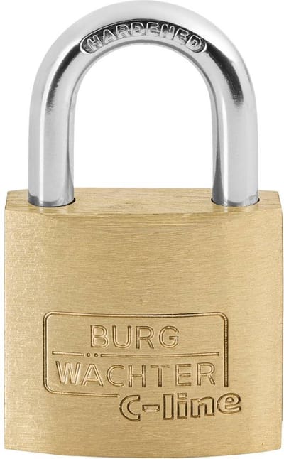 Burg Wächter 3001 Hangslot 30.00 mm Verschillend sluitend Messing Sleutelslot
