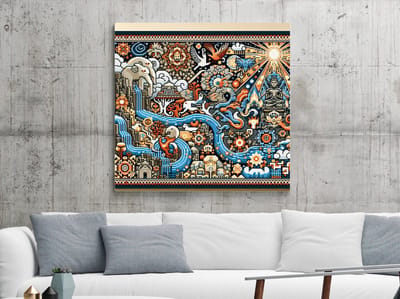 Kunstprint | Wanddecoratie | Canvas | 100 × 100 cm
