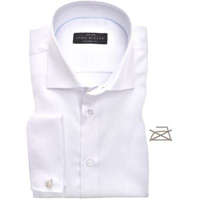John Miller Overhemd Tailored French Cuff Non Iron Wit / male
