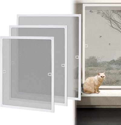 Vliegenhor voor Raam met Aluminium Frame - Eenvoudige Montage Zonder Boren