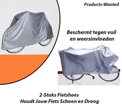 2-Stuks Fietshoes Houdt Jouw Fiets Schoon en Droog