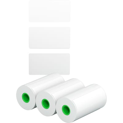 Original PeriPage 3 rouleaux étiquette papier thermique autocollant auto-adhésif imprimable rouleau de papier étiquette 30mm White white