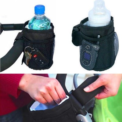 Bekerhouder kinderwagen - Flessenhouder - Stevige bevestiging - Universeel - Golf accessoires