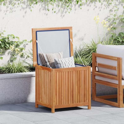 vidaXL - Opbergbox - 60x50x58 - cm - massief - teakhout