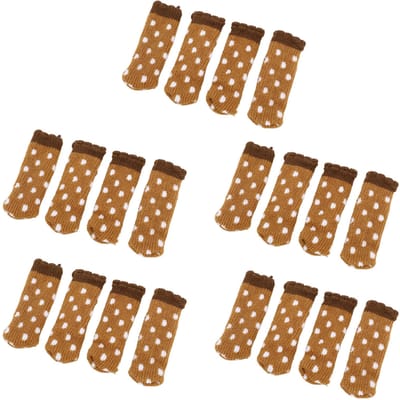 20 PCS Couvre-pied de meuble Coussin Muet Tapis de protection de sol Protège-pieds de chaise pour Chaise Table Jacquard Type 1
