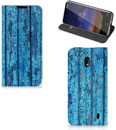 Nokia 2.2 Book Wallet Case Wood Blue