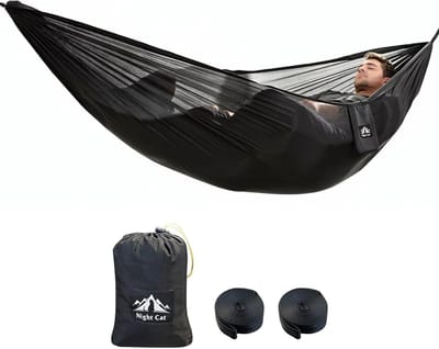 Ultralight Camping Hammock XXL voor 1 Persoon - Ideaal voor Reizen, Tuin en Bosactiviteiten