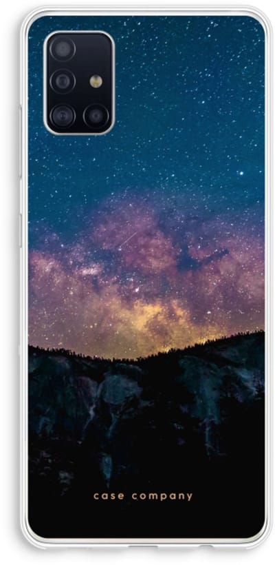 Case Company® - Hoesje geschikt voor Samsung Galaxy A51 4G hoesje - Travel to space - Soft Cover Telefoonhoesje - Bescherming aan alle Kanten en Schermrand