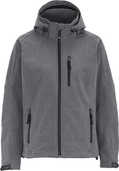 D.A.D SOFTSHELL TULSA LADY 150863 - Grijs Mêlee - M
