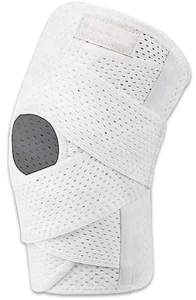 Kniebeschermers Sport - Kniepad Fitness - Actieve Beweging - Ademend Materiaal - Maat L - Wit