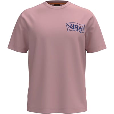 T-shirt Korte Mouw Napapijri Elior T-shirt met grafische print op de rug, comfortabele