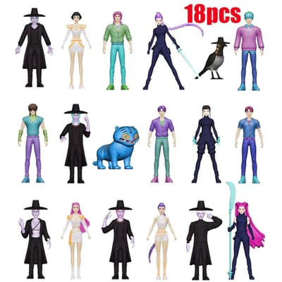 5-18 stuks/Set Kpop Demon Hunters Actiefiguur Speelgoed Derpys Tijger Rumi Mira Zoey Sussy Figuurpop Voor Fans Cadeaus