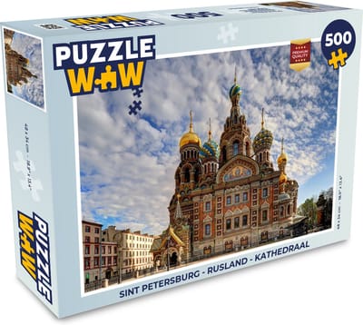 Puzzel Sint Petersburg - Rusland - Kathedraal - Legpuzzel - Puzzel 500 stukjes